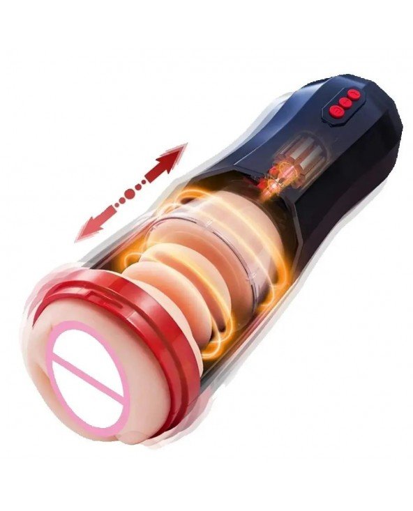 Fully Automatic Retractable Male Masturbator Pussy Vaginal Anal