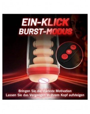Fully Automatic Retractable Male Masturbator Pussy Vaginal Anal