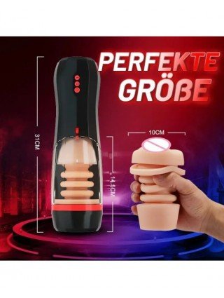 Fully Automatic Retractable Male Masturbator Pussy Vaginal Anal