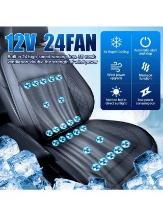 DC12V Car Summer Cool Air Seat Cushion Ventilation Seat Cushion