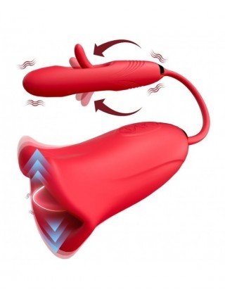 Tongue Licking Vibrator for Women Adults G-spot Vagina Clit