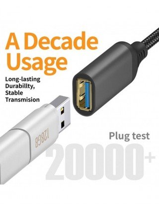 USB 3.0 Male To Female High Speed Transmission Data Cable