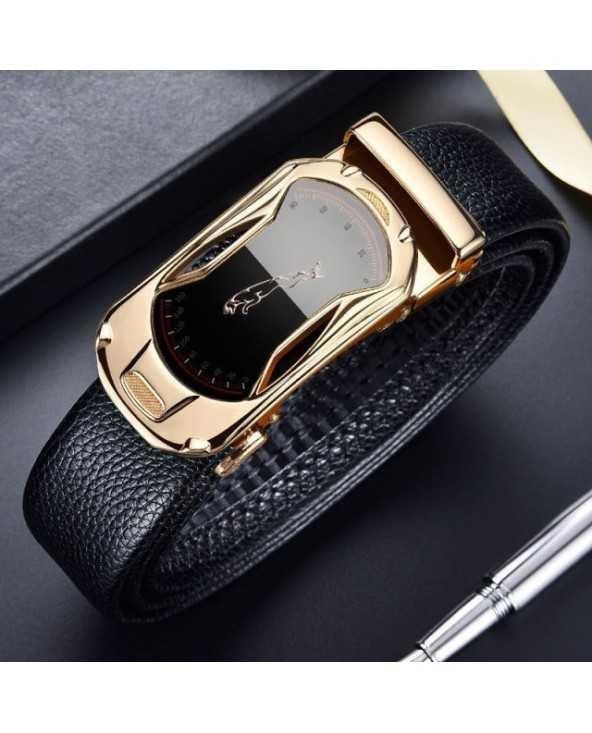 High Quality Plus Size Genuine Leather Belt Metal Alloy