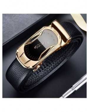 High Quality Plus Size Genuine Leather Belt Metal Alloy