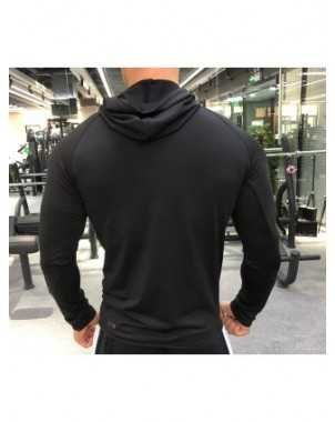 New Winter Autumn Hoodies Sport Shirt Men Hat Zipper Running