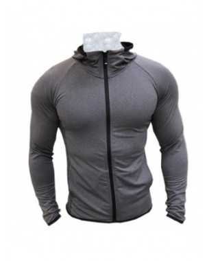 New Winter Autumn Hoodies Sport Shirt Men Hat Zipper Running