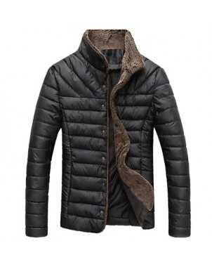 Outerwear & Jackets-Jackets-DIMUSI Winter Jacket Men's Fleece