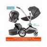 Hot Mom Baby Stroller 3 in 1 kelionių sistema su lopšeliu ir