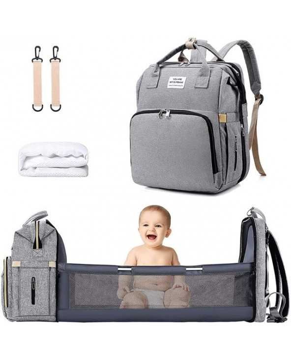 Sauskelnių krepšio kuprinė, 3 in 1 Baby Doll vystyklų krepšys