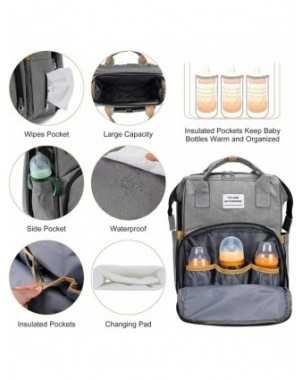 Diaper Bag Backpack,3 in 1 Baby Doll Diaper Bag Foldable