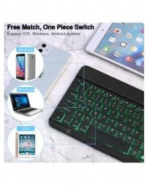 RGB Bluetooth Keyboard and Mouse Rechargeable Wireless Keyboard