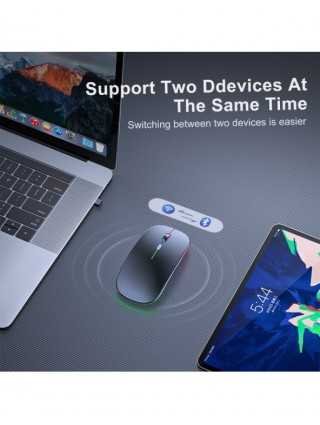 RGB Bluetooth Keyboard and Mouse Rechargeable Wireless Keyboard