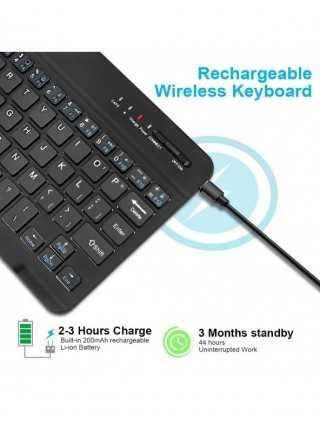 Wireless Keyboard and Mouse Mini Rechargeable Bluetooth
