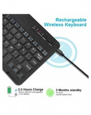 Wireless Keyboard and Mouse Mini Rechargeable Bluetooth