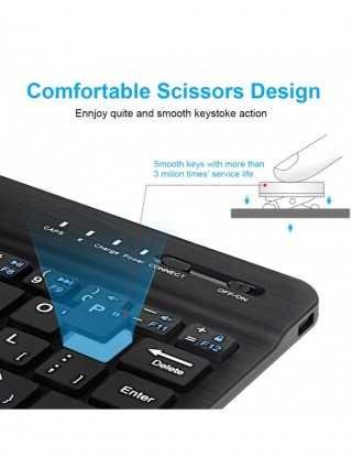 Wireless Keyboard and Mouse Mini Rechargeable Bluetooth