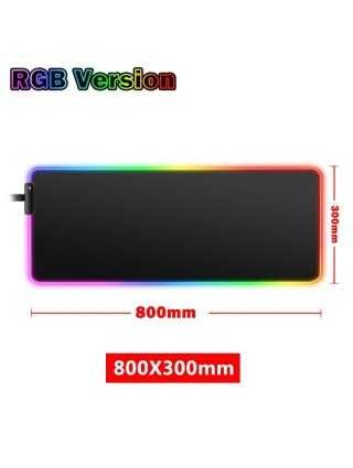 LED Light Gaming Mouse Pad RGB Large Computer Mousepad Gamer