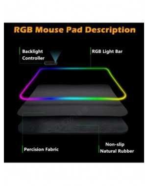 LED Light Gaming Mouse Pad RGB Large Computer Mousepad Gamer
