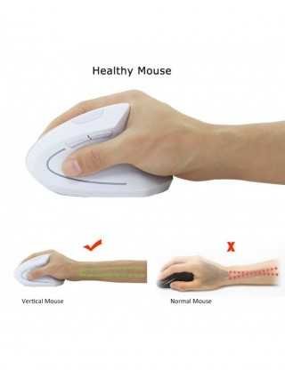 Wireless Right Hand Vertical Mouse Ergonomic Gaming Mouse 2.4G