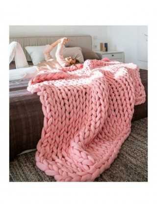 WOSTAR Fashion chunky merino wool blanket thick large yarn