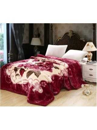 Double Layer Winter Thick Raschel Mink Weighted Blanket For