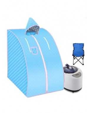 Portable Sauna Home Sauna Bath 1000W 2L Include Fold Chair