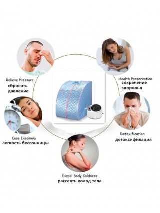 Portable Sauna Household Steam room Beneficial skin 2.2L