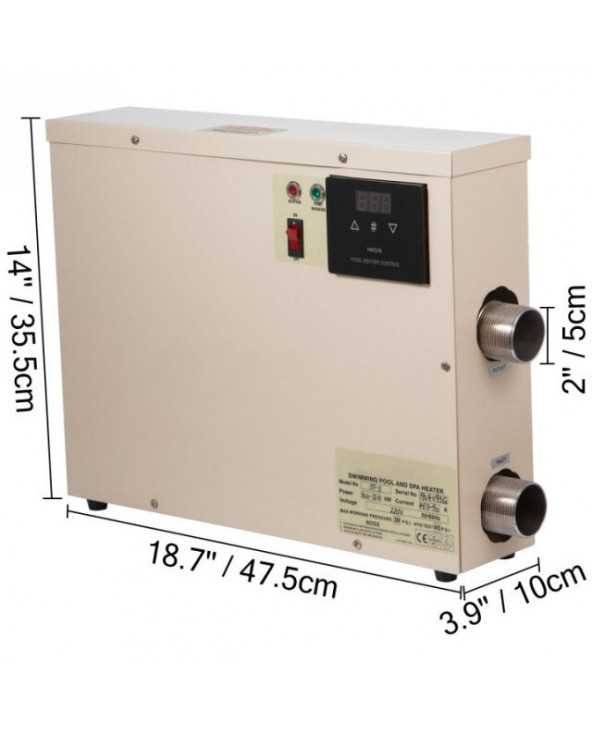 VEVOR 11KW 220V elektrinis skaitmeninis vandens šildytuvas