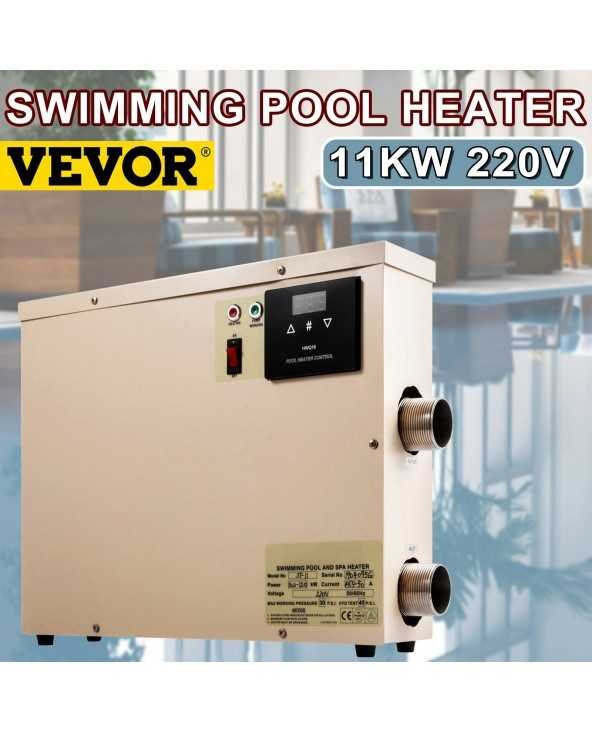VEVOR 11KW 220V Electric Digital Water Heater Thermostat Swimming Pool  Heater SPA Hot Tub Bath Heating Adjustable Temperature|Ou