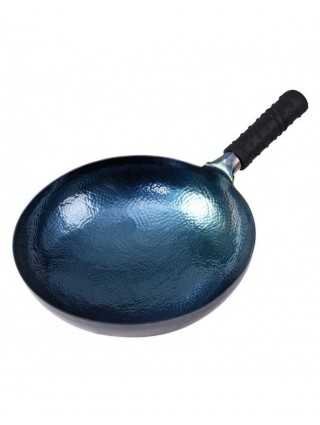 Rankų darbo Wok keptuvė kinų tradicinis wok 1,8 mm storis