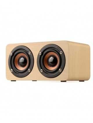 TOPROAD Wooden Wireless Bluetooth Speaker Portable HiFi Shock
