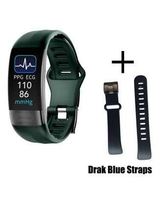 EKG+PPG išmanioji apyrankė kūno temperatūros kraujospūdžio