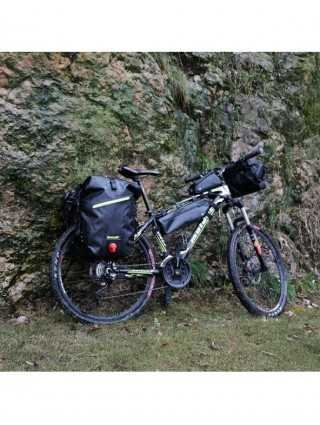 RHINOWALK Waterproof Bike Bag 27L Travel Cycling Bag Basket