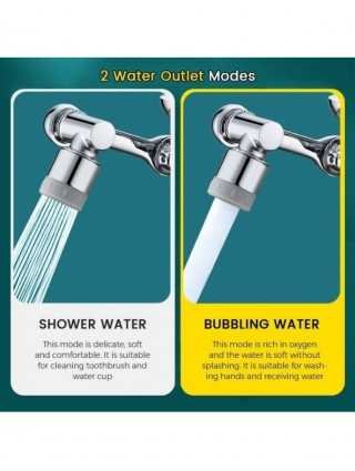 1080 Degree Rotatable Extension Faucet Sprayer Head Universal