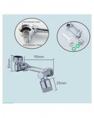 Universal 1080° Rotation Faucet Aerator Splash Filter Kitchen
