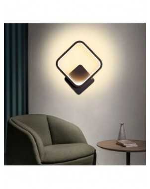 Hot sale led wall lamp indoor black and white wall lamp simple