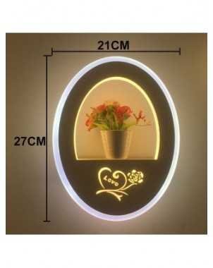 Hot selling led wall lamp indoor black and white wall lamp