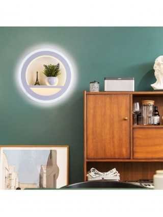 LED sieninis šviestuvas kambarinis juodos ir baltos spalvos