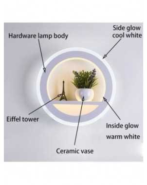 Hot selling led wall lamp indoor black and white wall lamp