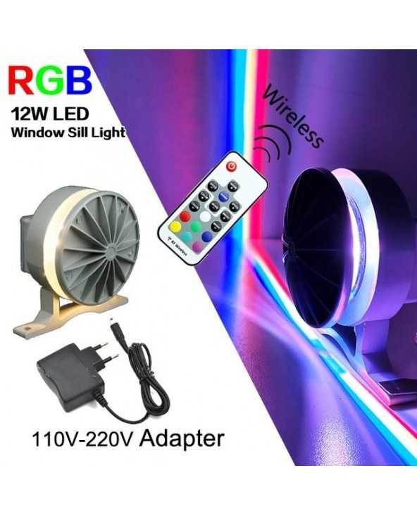 12W RGB LED Window Sill Light for Door Frame Wall KTV Hotel Bar