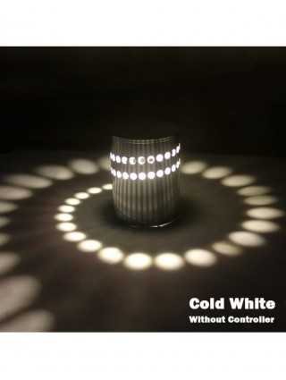 LED Spiral Hole Wall Light 16 Colors With RGB Remote Control