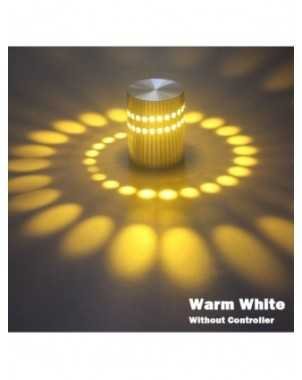 LED Spiral Hole Wall Light 16 Colors With RGB Remote Control