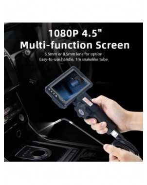 Pramoninis endoskopas 1080P 4,5 colio ekranas 8,5 mm borescope
