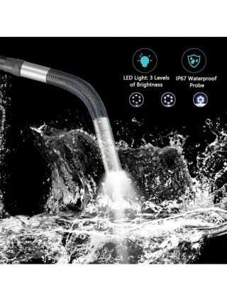 Pramoninis endoskopas 1080P 4,5 colio ekranas 8,5 mm borescope