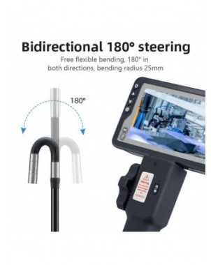 Pramoninis endoskopas 1080P 4,5 colio ekranas 8,5 mm borescope