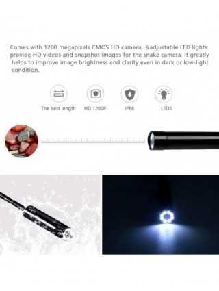 5.5mm Mini Endoscope Camera Type C USB Inspection Borescope