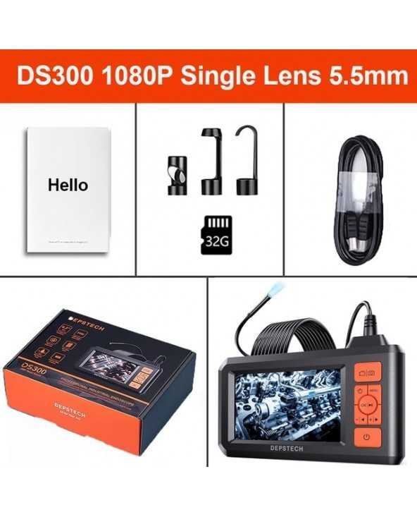Endoscope Camera 1080P Dual/Single Lens with 32GB Card/4.3" Endoscope Camera 1080P Dual/Single Lens with 32GB Card/4.3"