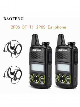 Communication Equipments-Walkie Talkie-2PCS Baofeng BF-T1 Mini