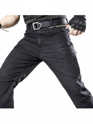 Bottoms-Jeans-Tactical Denim Pants Military Cargo Jeans Men