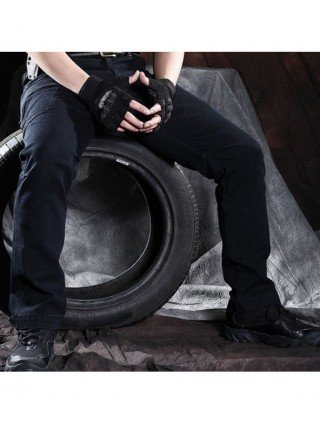 Bottoms-Jeans-Tactical Denim Pants Military Cargo Jeans Men