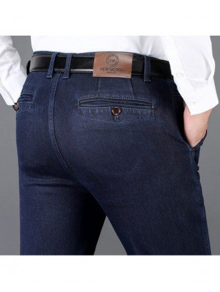 Bottoms-Jeans-Autumn and Winter Classic Men&39s High Waist